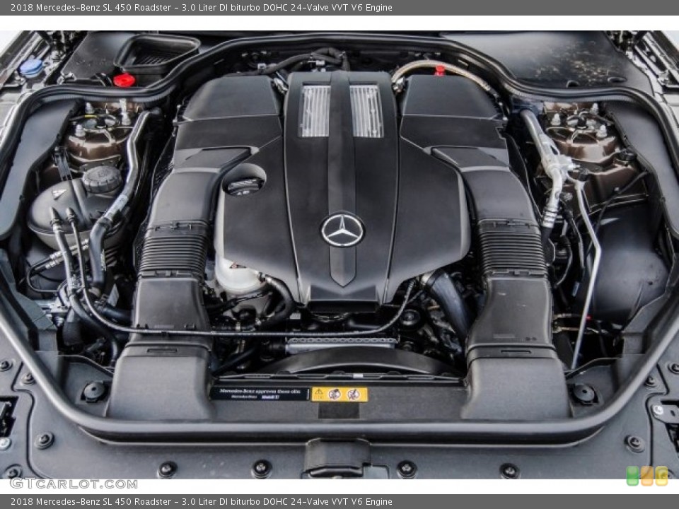 3.0 Liter DI biturbo DOHC 24-Valve VVT V6 Engine for the 2018 Mercedes-Benz SL #124732721