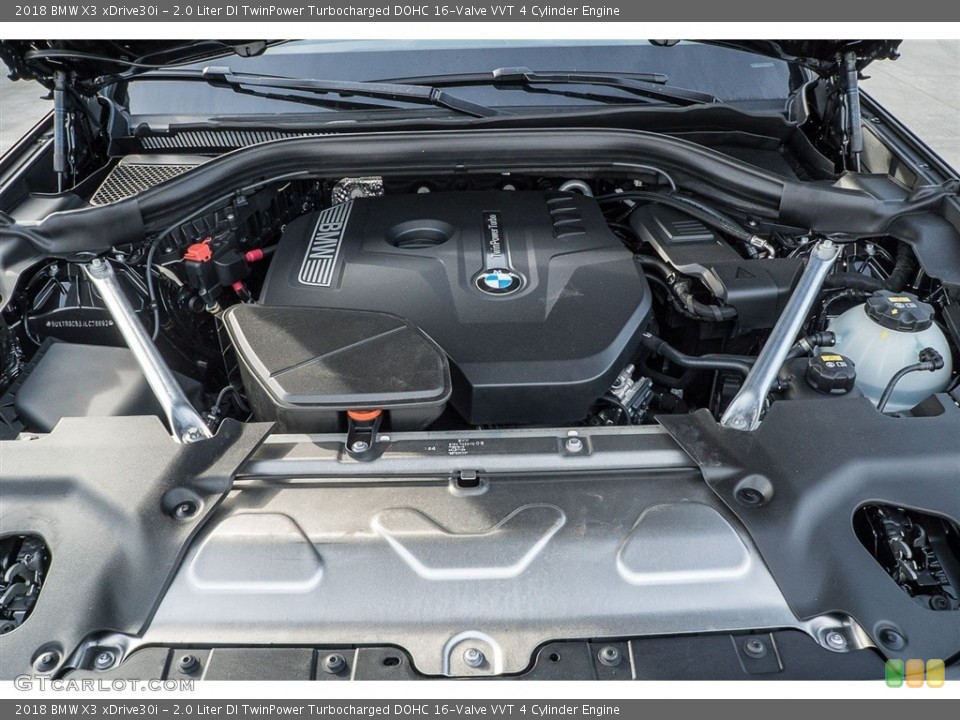 2.0 Liter DI TwinPower Turbocharged DOHC 16-Valve VVT 4 Cylinder 2018 BMW X3 Engine