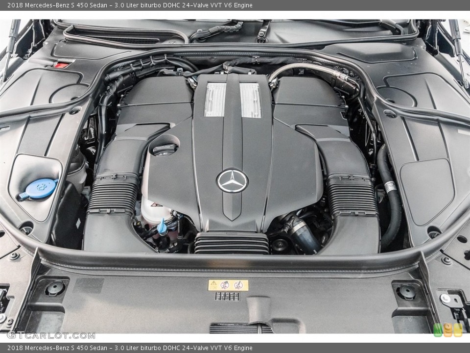 3.0 Liter biturbo DOHC 24-Valve VVT V6 Engine for the 2018 Mercedes-Benz S #124772945