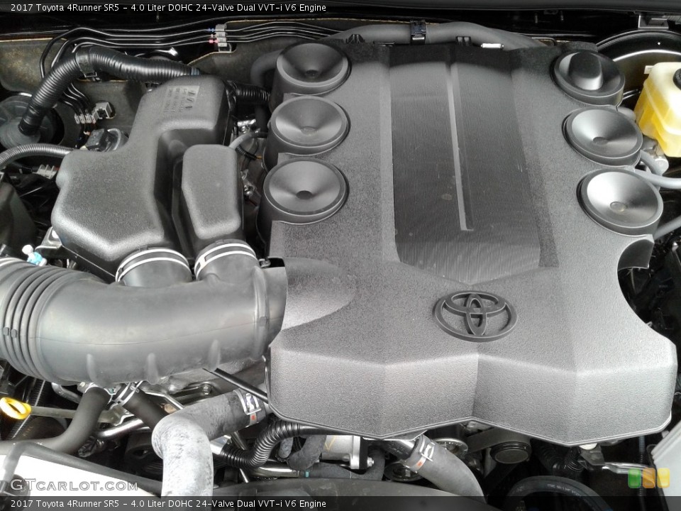 4.0 Liter DOHC 24-Valve Dual VVT-i V6 2017 Toyota 4Runner Engine