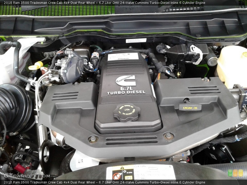 6.7 Liter OHV 24-Valve Cummins Turbo-Diesel Inline 6 Cylinder Engine for the 2018 Ram 3500 #124873746