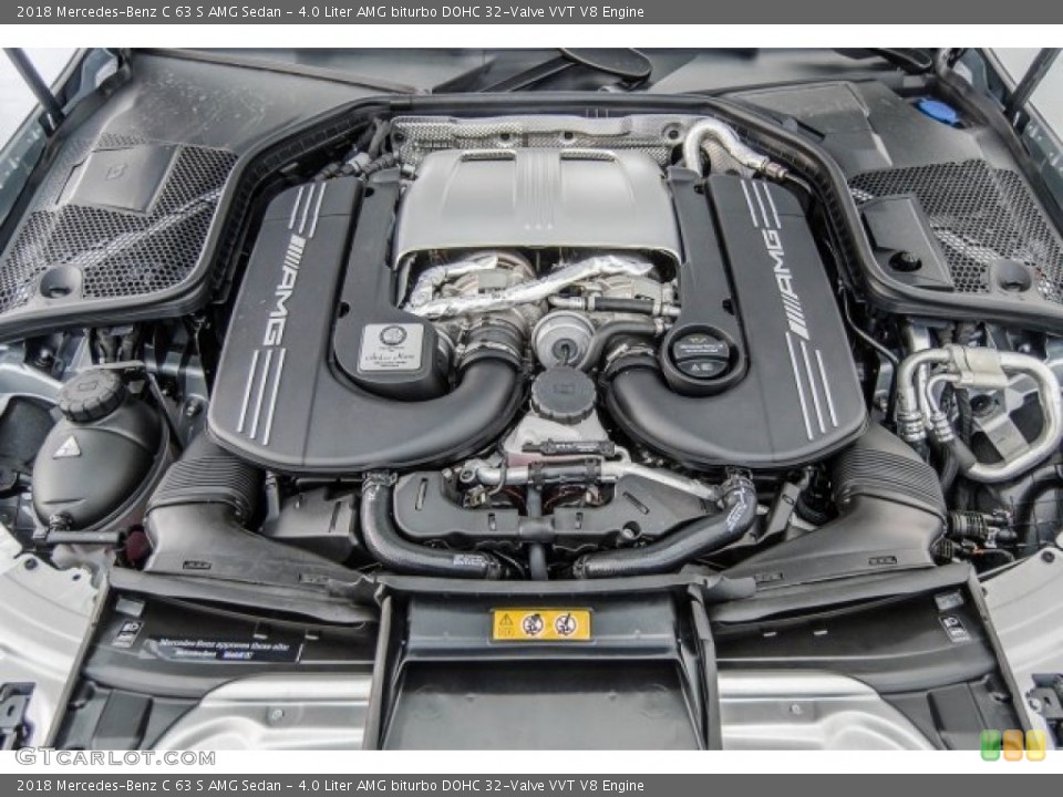 4.0 Liter AMG biturbo DOHC 32-Valve VVT V8 Engine for the 2018 Mercedes-Benz C #124918118
