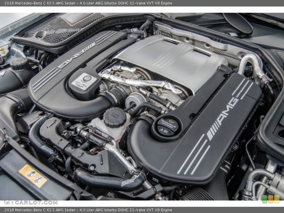 4.0 Liter AMG biturbo DOHC 32-Valve VVT V8 Engine for the 2018 Mercedes-Benz C #124918604