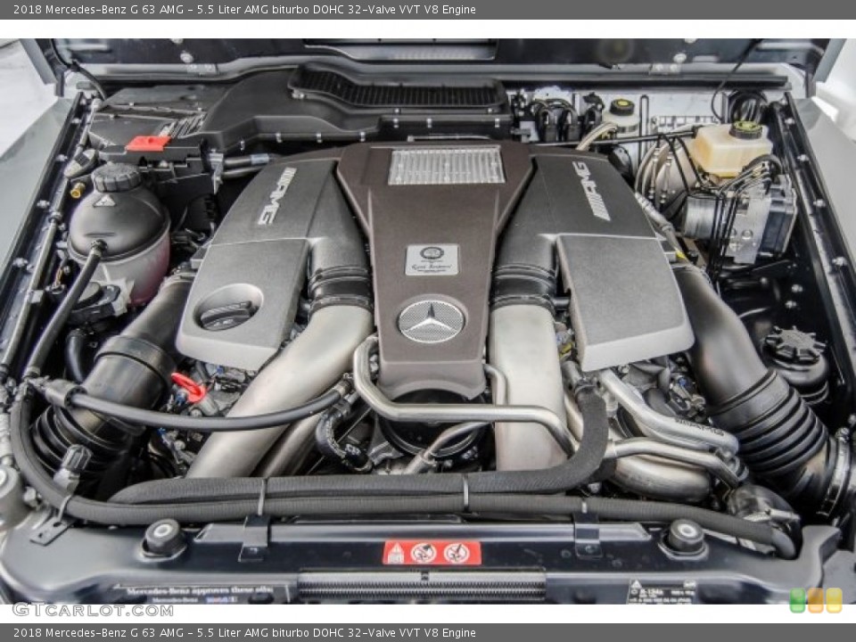 5.5 Liter AMG biturbo DOHC 32-Valve VVT V8 Engine for the 2018 Mercedes-Benz G #124953652