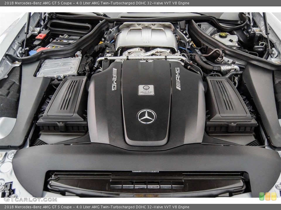 4.0 Liter AMG Twin-Turbocharged DOHC 32-Valve VVT V8 Engine for the 2018 Mercedes-Benz AMG GT #124956031
