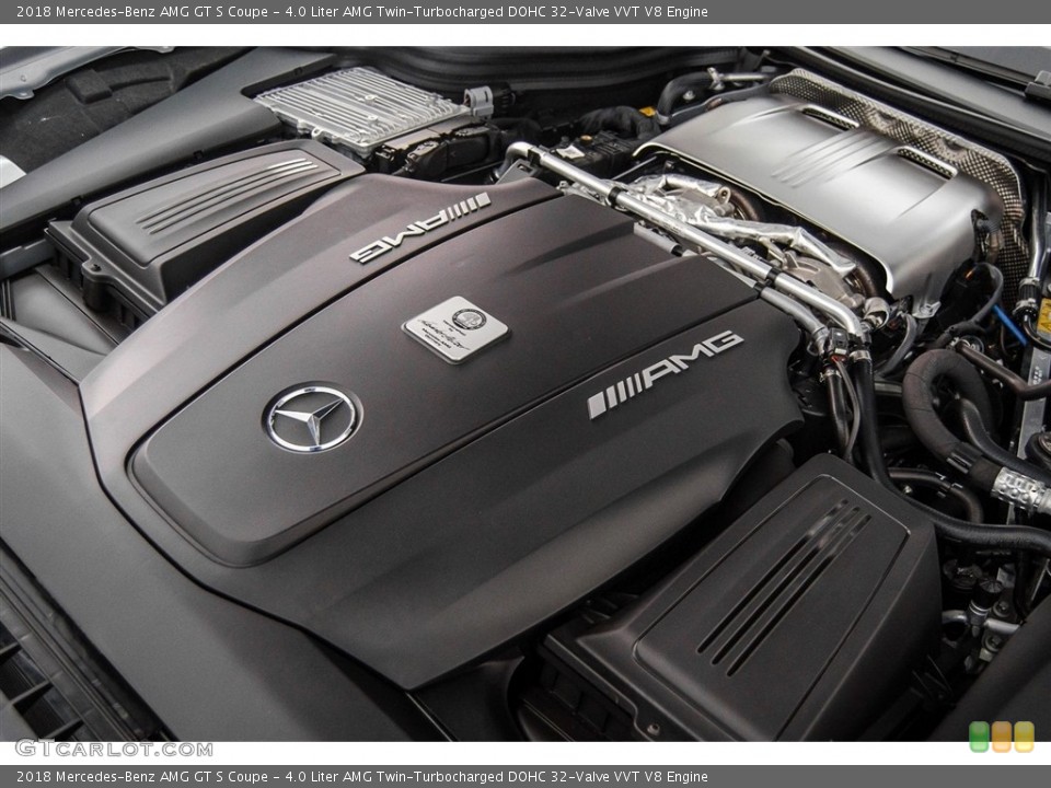 4.0 Liter AMG Twin-Turbocharged DOHC 32-Valve VVT V8 Engine for the 2018 Mercedes-Benz AMG GT #124956625