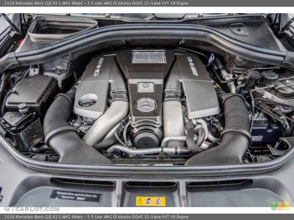 5.5 Liter AMG DI biturbo DOHC 32-Valve VVT V8 Engine for the 2018 Mercedes-Benz GLE #124992681
