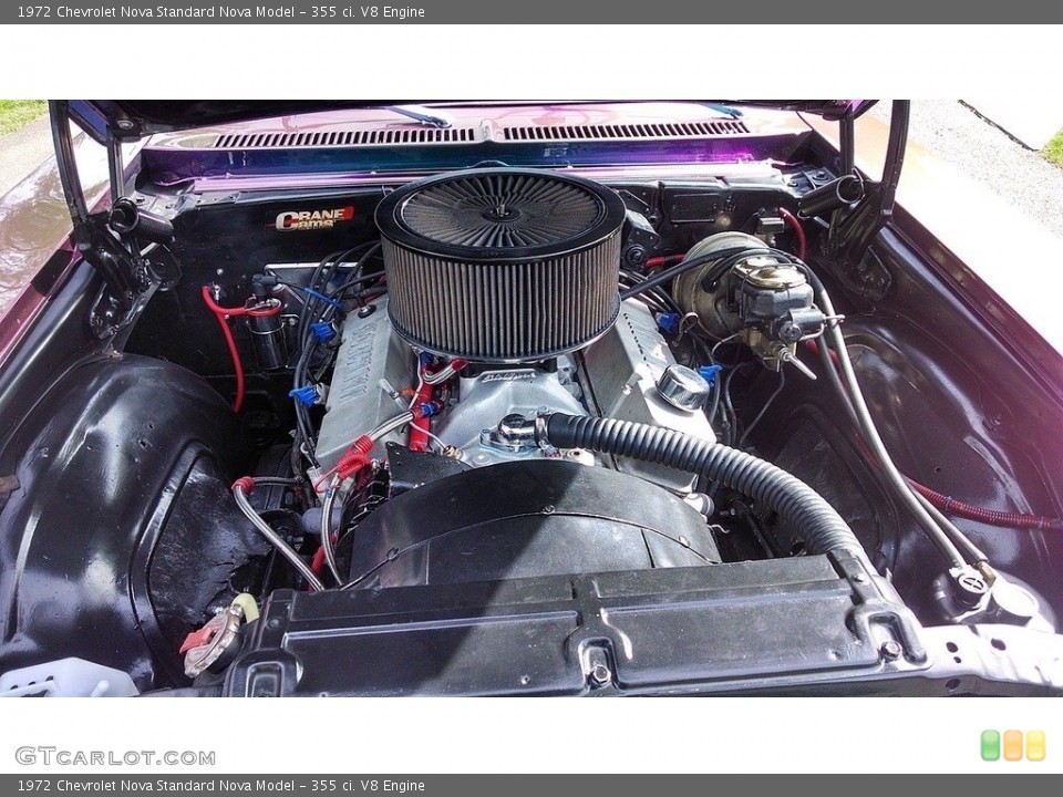 355 ci. V8 1972 Chevrolet Nova Engine