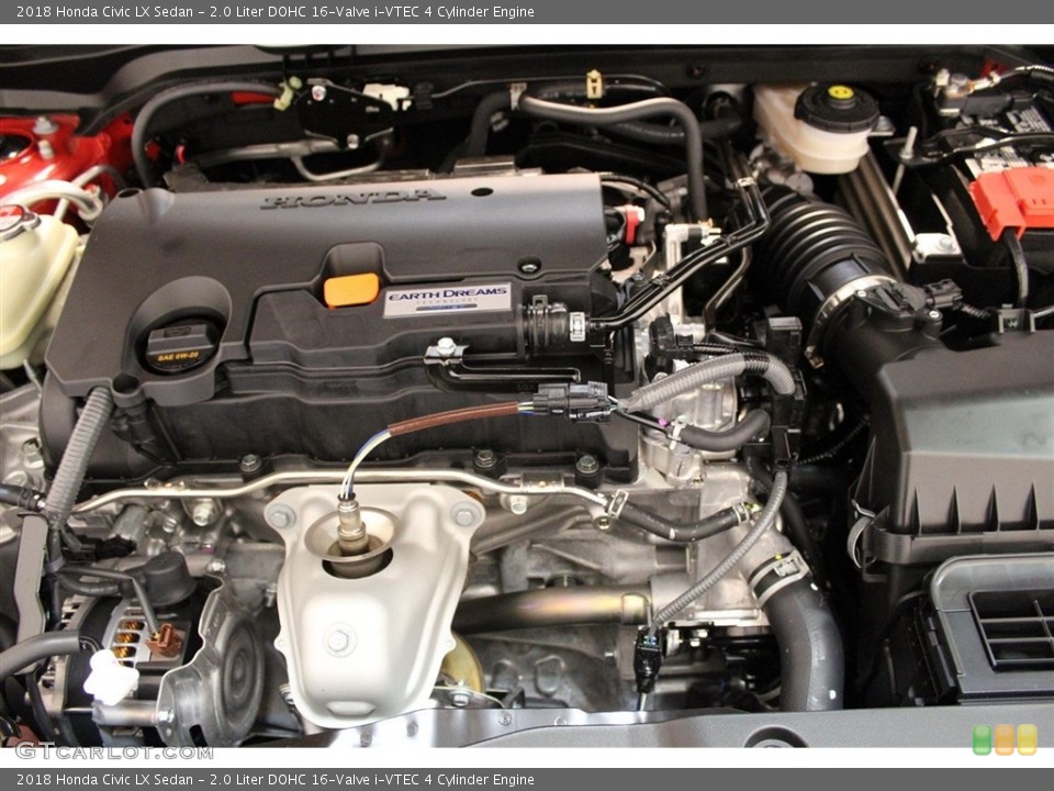 2.0 Liter DOHC 16-Valve i-VTEC 4 Cylinder Engine for the 2018 Honda Civic #125124380