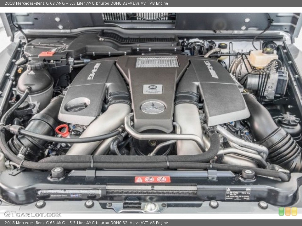 5.5 Liter AMG biturbo DOHC 32-Valve VVT V8 Engine for the 2018 Mercedes-Benz G #125161256