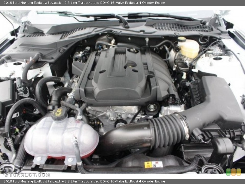 2.3 Liter Turbocharged DOHC 16-Valve EcoBoost 4 Cylinder Engine for the 2018 Ford Mustang #125173474