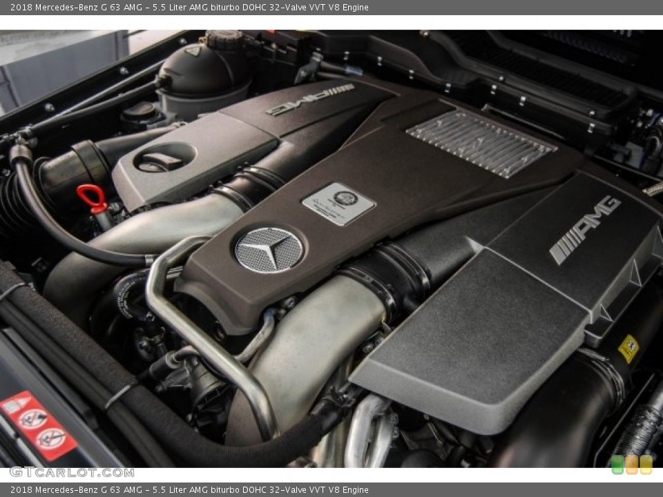 5.5 Liter AMG biturbo DOHC 32-Valve VVT V8 Engine for the 2018 Mercedes-Benz G #125250367