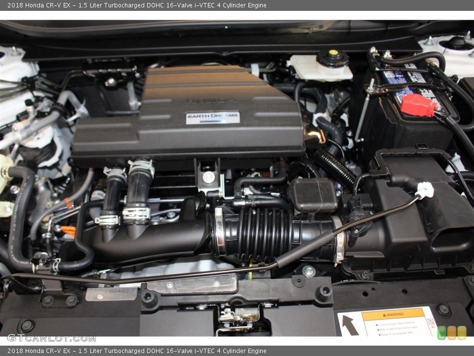1.5 Liter Turbocharged DOHC 16-Valve i-VTEC 4 Cylinder 2018 Honda CR-V Engine
