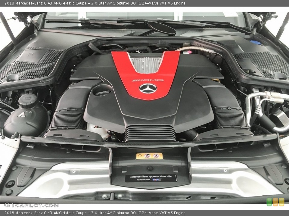 3.0 Liter AMG biturbo DOHC 24-Valve VVT V6 Engine for the 2018 Mercedes-Benz C #125445394