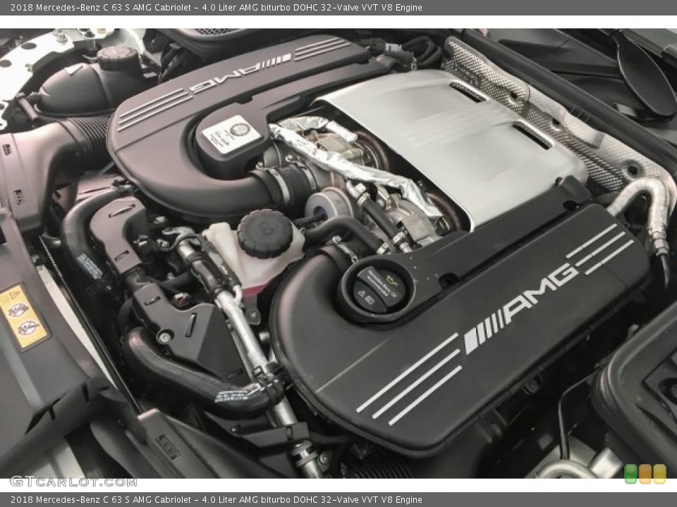 4.0 Liter AMG biturbo DOHC 32-Valve VVT V8 Engine for the 2018 Mercedes-Benz C #125495174