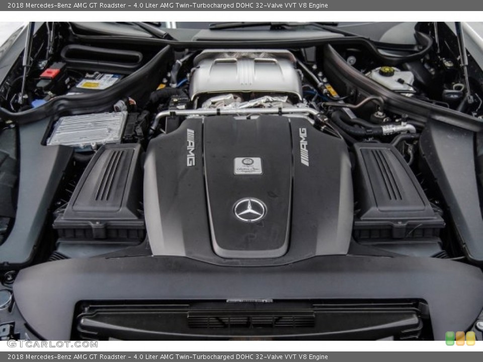 4.0 Liter AMG Twin-Turbocharged DOHC 32-Valve VVT V8 Engine for the 2018 Mercedes-Benz AMG GT #125500208