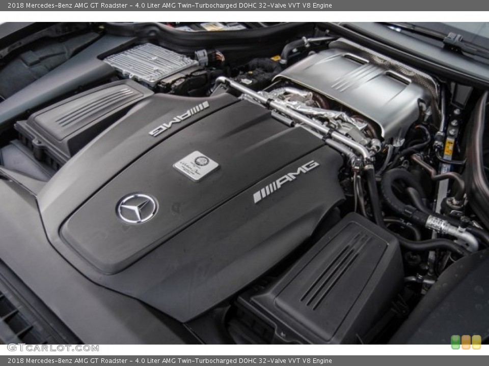 4.0 Liter AMG Twin-Turbocharged DOHC 32-Valve VVT V8 Engine for the 2018 Mercedes-Benz AMG GT #125500739