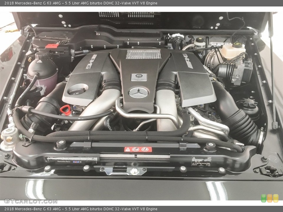 5.5 Liter AMG biturbo DOHC 32-Valve VVT V8 Engine for the 2018 Mercedes-Benz G #125509304