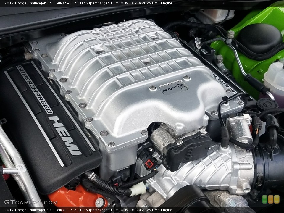 6.2 Liter Supercharged HEMI OHV 16-Valve VVT V8 Engine for the 2017 Dodge Challenger #125511893