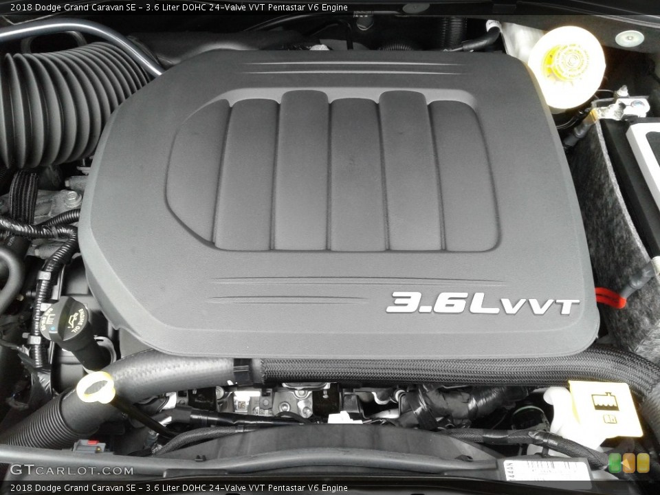 3.6 Liter DOHC 24-Valve VVT Pentastar V6 Engine for the 2018 Dodge Grand Caravan #125529434