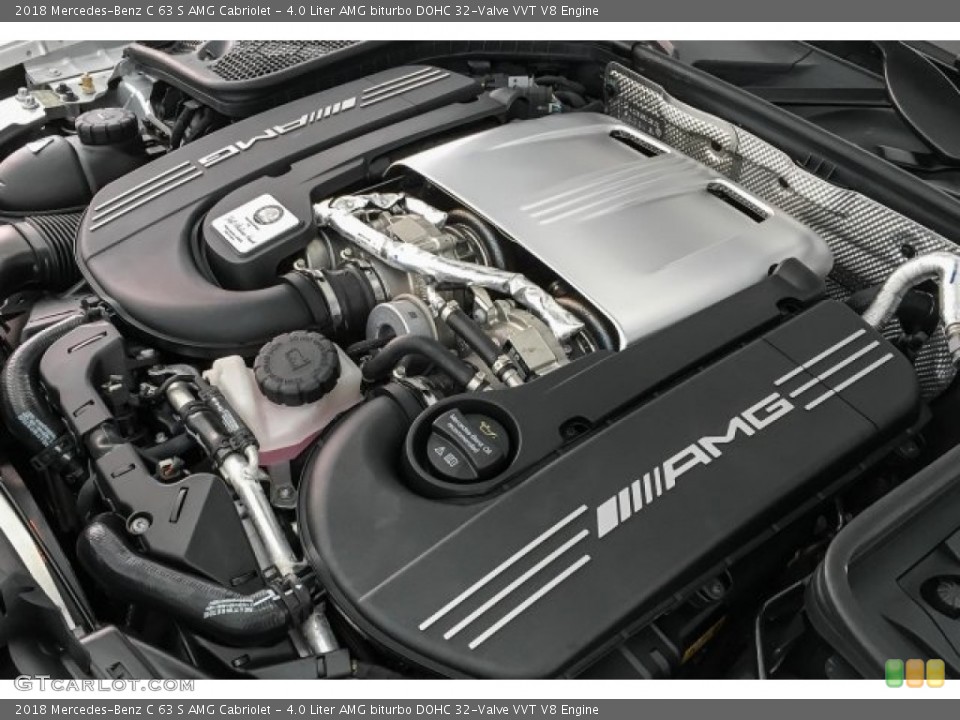 4.0 Liter AMG biturbo DOHC 32-Valve VVT V8 Engine for the 2018 Mercedes-Benz C #125577264