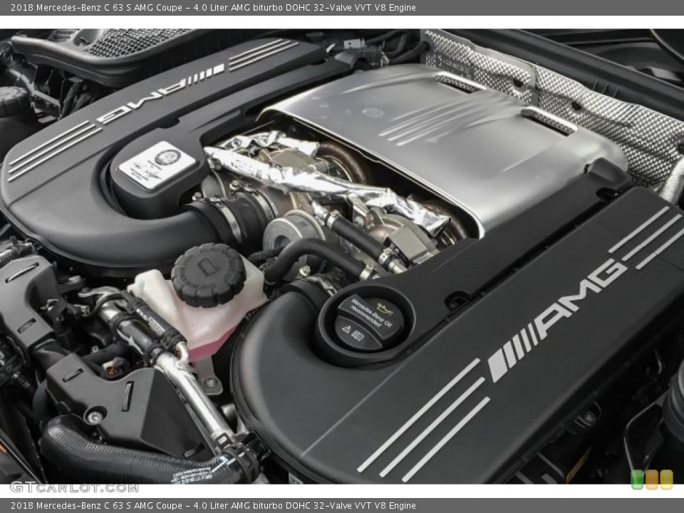 4.0 Liter AMG biturbo DOHC 32-Valve VVT V8 Engine for the 2018 Mercedes-Benz C #125578482