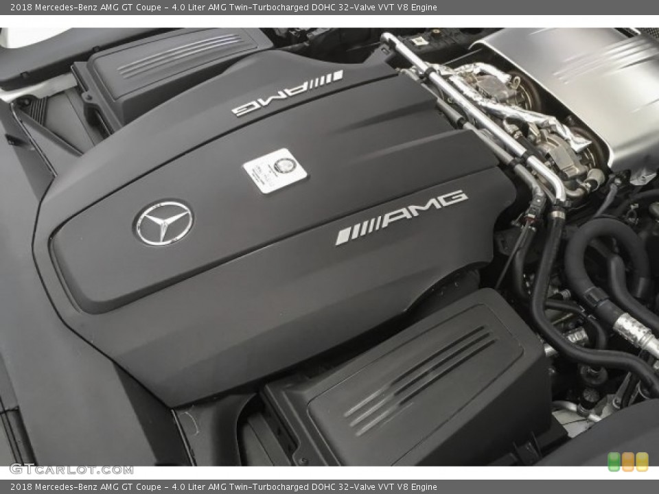 4.0 Liter AMG Twin-Turbocharged DOHC 32-Valve VVT V8 Engine for the 2018 Mercedes-Benz AMG GT #125620408