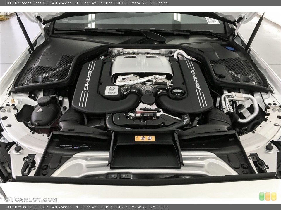4.0 Liter AMG biturbo DOHC 32-Valve VVT V8 Engine for the 2018 Mercedes-Benz C #125641623