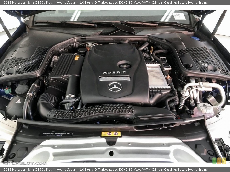 2.0 Liter e DI Turbocharged DOHC 16-Valve VVT 4 Cylinder Gasoline/Electric Hybrid Engine for the 2018 Mercedes-Benz C #125654114