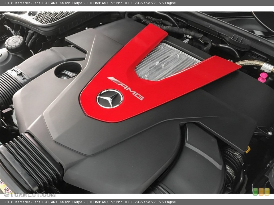 3.0 Liter AMG biturbo DOHC 24-Valve VVT V6 Engine for the 2018 Mercedes-Benz C #125719605