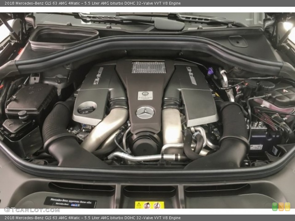 5.5 Liter AMG biturbo DOHC 32-Valve VVT V8 Engine for the 2018 Mercedes-Benz GLS #125952561