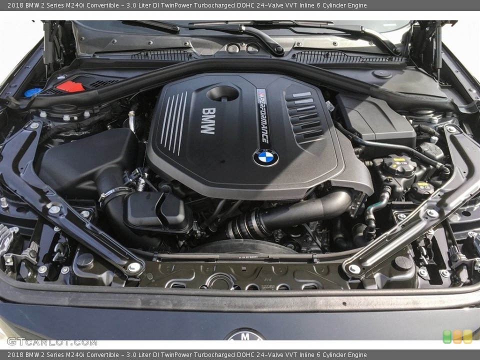 3.0 Liter DI TwinPower Turbocharged DOHC 24-Valve VVT Inline 6 Cylinder 2018 BMW 2 Series Engine