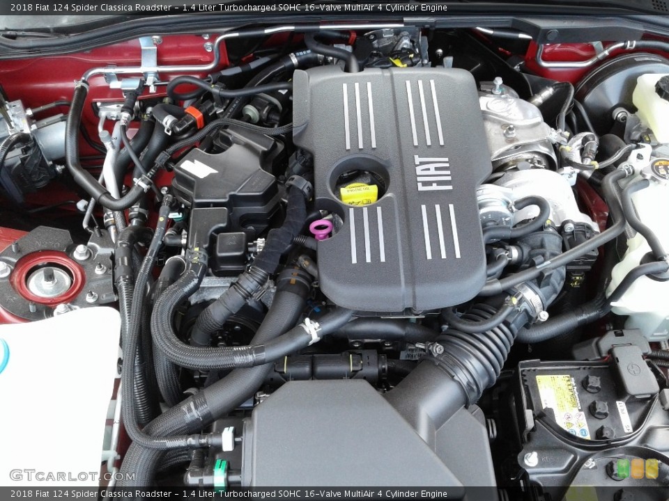 1.4 Liter Turbocharged SOHC 16-Valve MultiAir 4 Cylinder Engine for the 2018 Fiat 124 Spider #126073541