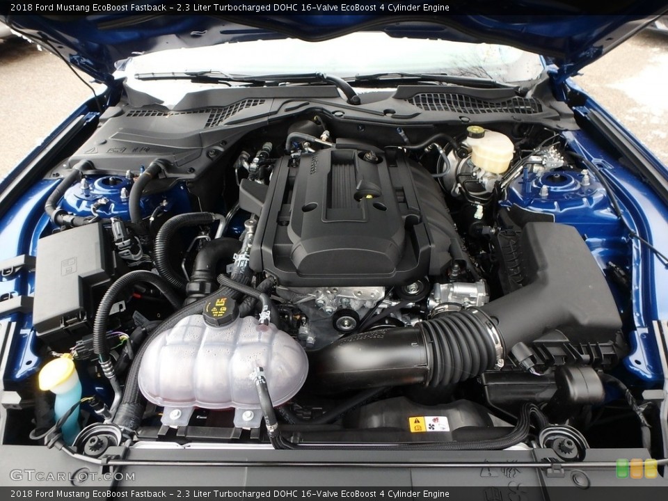 2.3 Liter Turbocharged DOHC 16-Valve EcoBoost 4 Cylinder Engine for the 2018 Ford Mustang #126074420