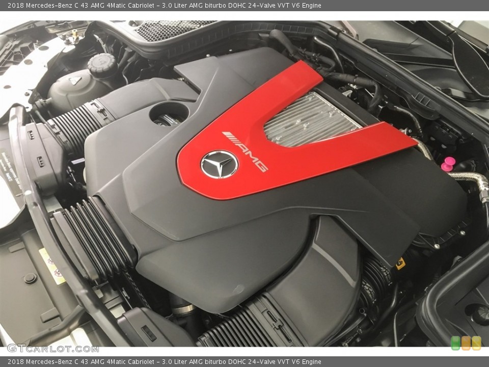 3.0 Liter AMG biturbo DOHC 24-Valve VVT V6 Engine for the 2018 Mercedes-Benz C #126138188