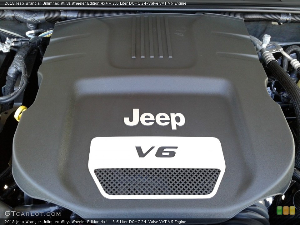 3.6 Liter DOHC 24-Valve VVT V6 Engine for the 2018 Jeep Wrangler Unlimited #126170691