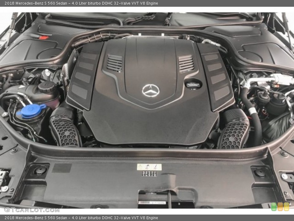 4.0 Liter biturbo DOHC 32-Valve VVT V8 Engine for the 2018 Mercedes-Benz S #126332726