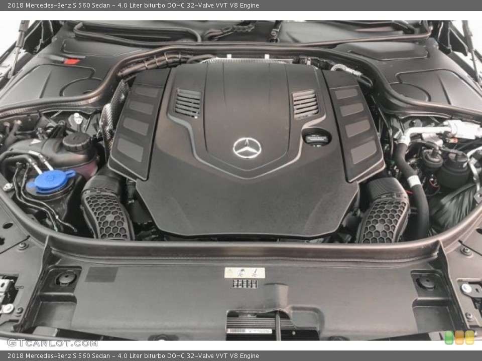 4.0 Liter biturbo DOHC 32-Valve VVT V8 Engine for the 2018 Mercedes-Benz S #126332726