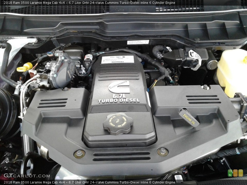 6.7 Liter OHV 24-Valve Cummins Turbo-Diesel Inline 6 Cylinder Engine for the 2018 Ram 3500 #126404505