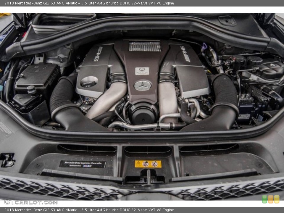 5.5 Liter AMG biturbo DOHC 32-Valve VVT V8 Engine for the 2018 Mercedes-Benz GLS #126474314