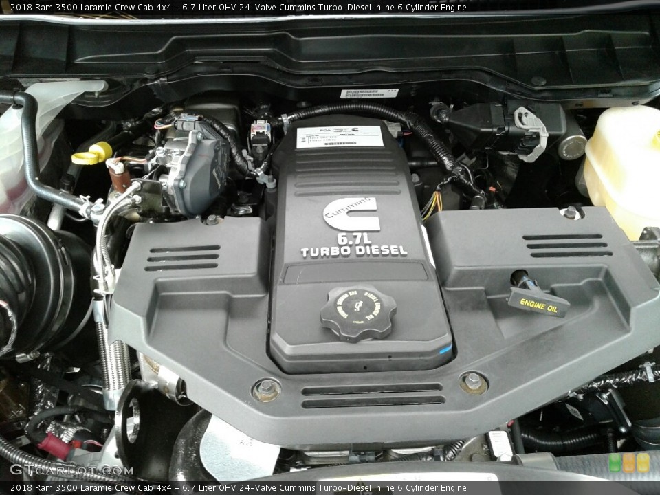 6.7 Liter OHV 24-Valve Cummins Turbo-Diesel Inline 6 Cylinder Engine for the 2018 Ram 3500 #126487088