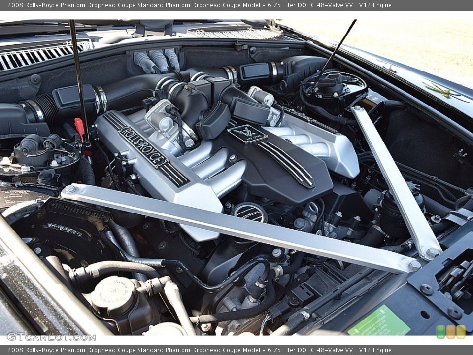 6.75 Liter DOHC 48-Valve VVT V12 Engine for the 2008 Rolls-Royce Phantom Drophead Coupe #126518702