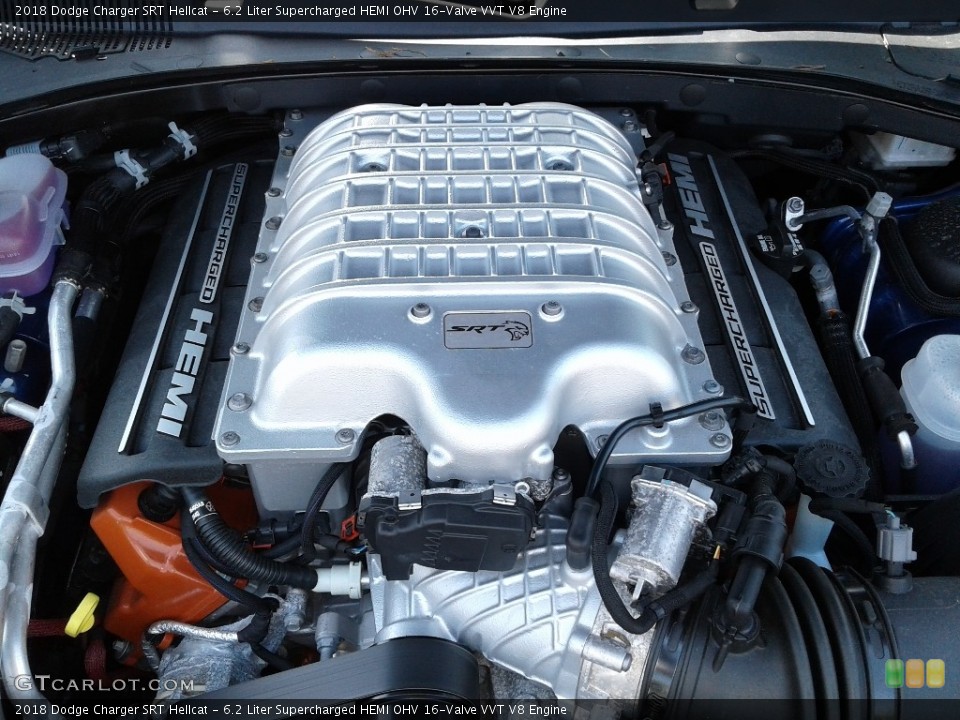 6.2 Liter Supercharged HEMI OHV 16-Valve VVT V8 Engine for the 2018 Dodge Charger #126623436