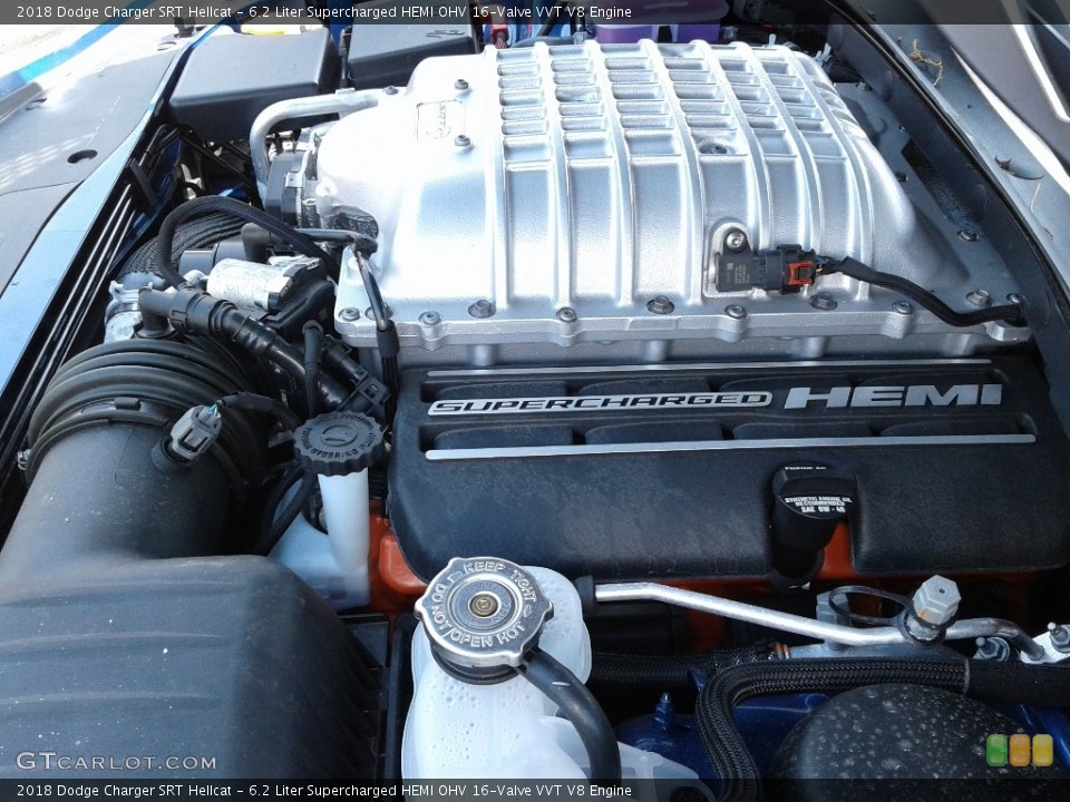 6.2 Liter Supercharged HEMI OHV 16-Valve VVT V8 Engine for the 2018 Dodge Charger #126623469