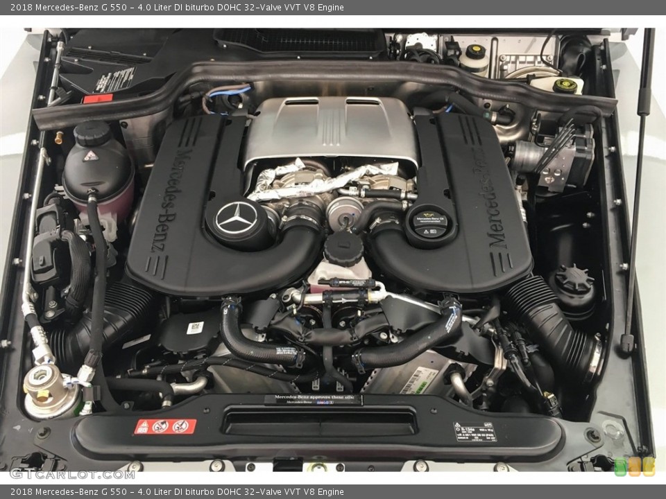 4.0 Liter DI biturbo DOHC 32-Valve VVT V8 Engine for the 2018 Mercedes-Benz G #126625518