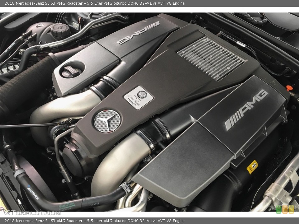 5.5 Liter AMG biturbo DOHC 32-Valve VVT V8 Engine for the 2018 Mercedes-Benz SL #126627051