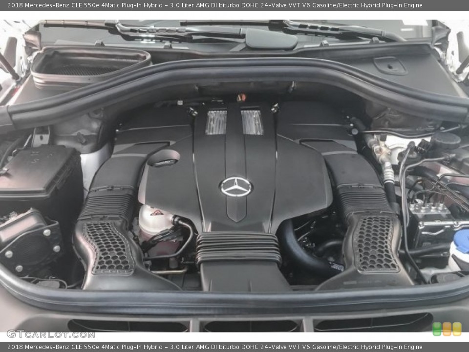 3.0 Liter AMG DI biturbo DOHC 24-Valve VVT V6 Gasoline/Electric Hybrid Plug-In Engine for the 2018 Mercedes-Benz GLE #126627426