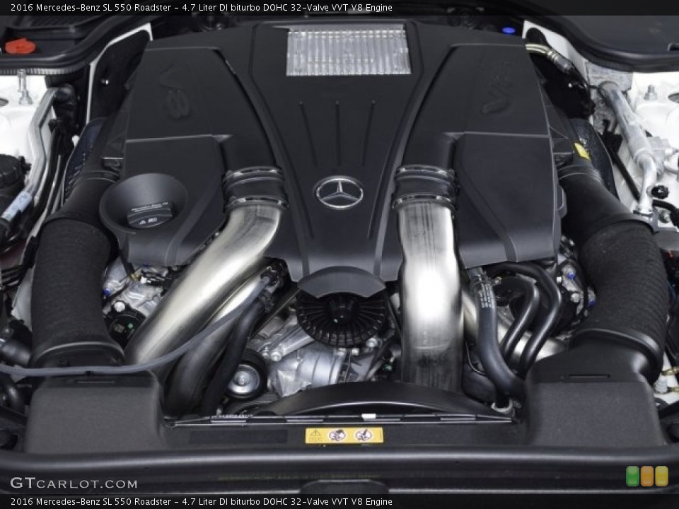 4.7 Liter DI biturbo DOHC 32-Valve VVT V8 Engine for the 2016 Mercedes-Benz SL #126669122