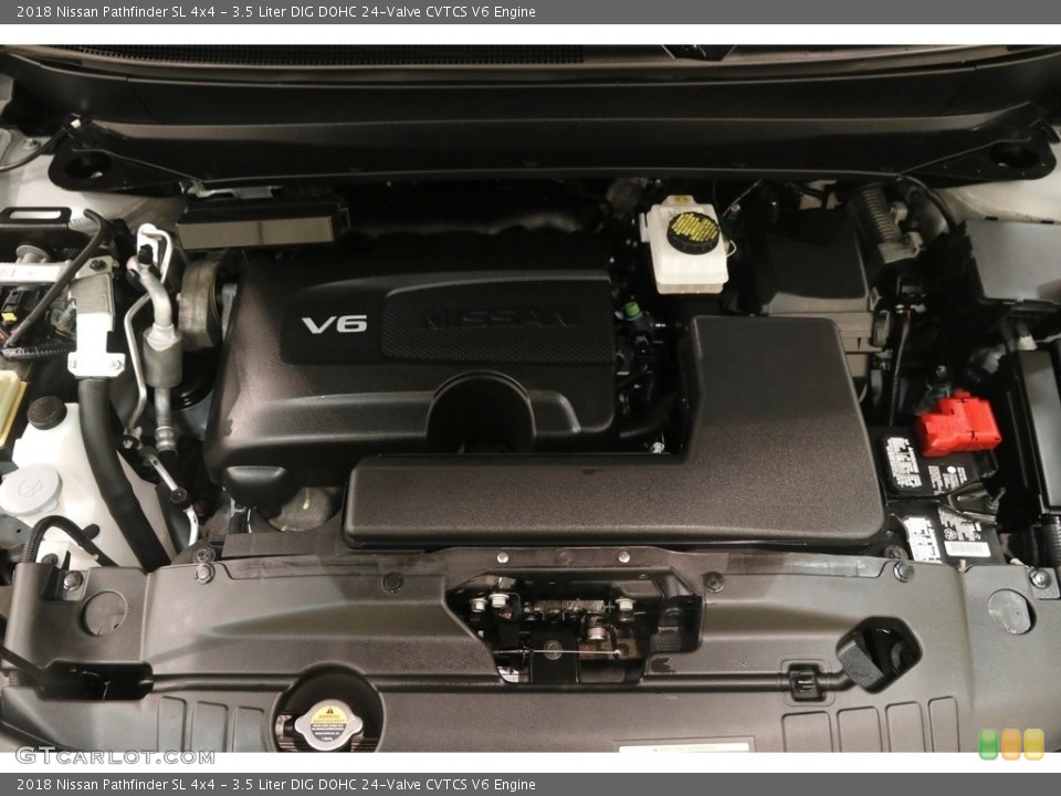 3.5 Liter DIG DOHC 24-Valve CVTCS V6 2018 Nissan Pathfinder Engine