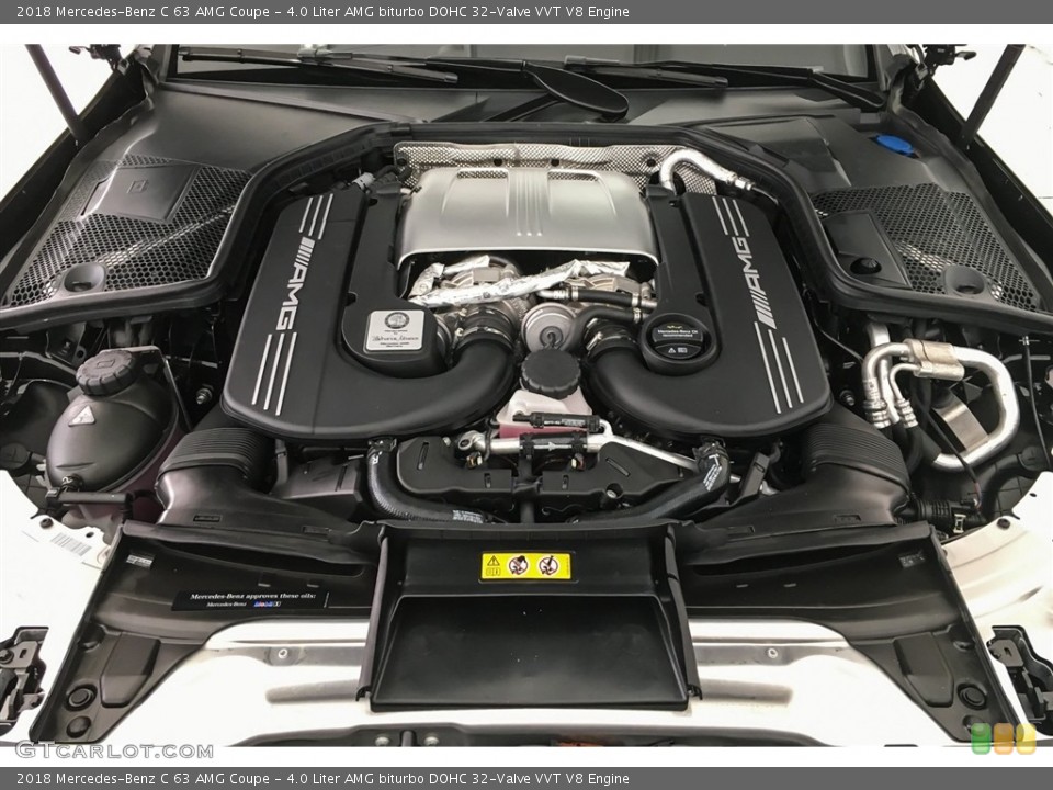 4.0 Liter AMG biturbo DOHC 32-Valve VVT V8 Engine for the 2018 Mercedes-Benz C #126720306